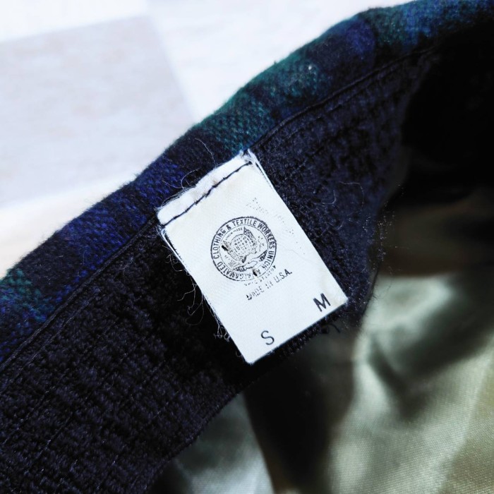 KANGOL USA製 ウール ブラックウォッチ チェック柄 ハンチング | Vintage.City 古着屋、古着コーデ情報を発信