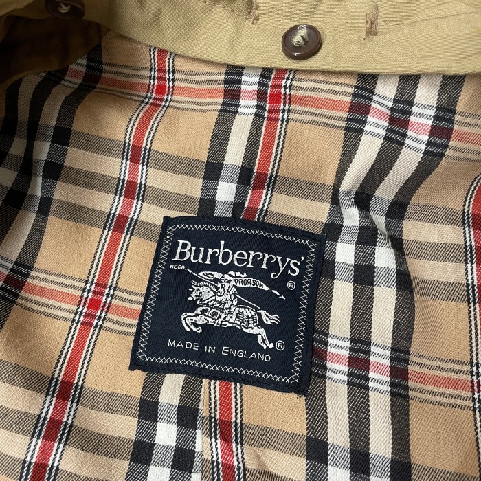 burberrys made in England 1枚袖 トレンチコート一枚袖 | Vintage.City