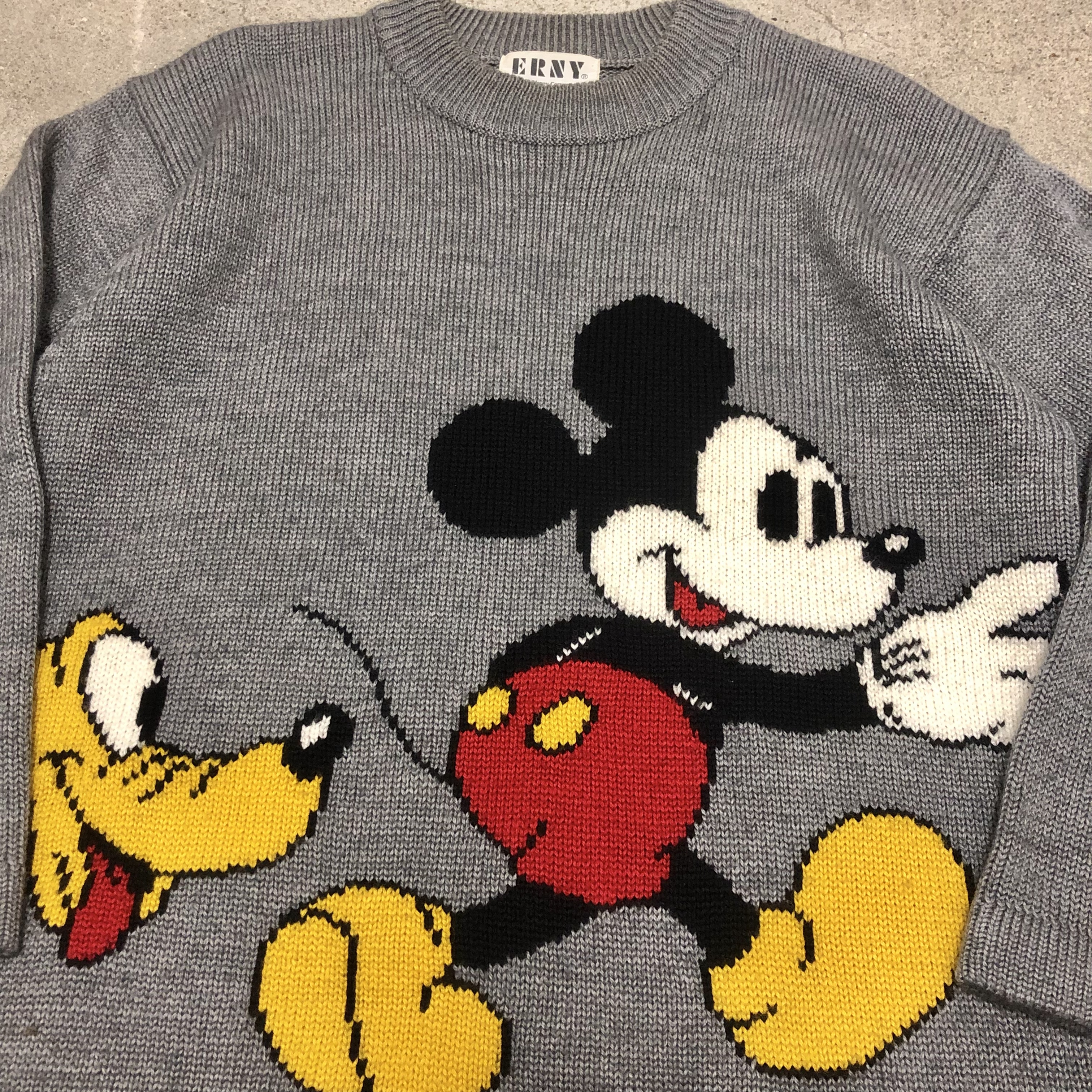 ERNY/Disney knit/M/ディズニー/ニット/グレー | Vintage.City