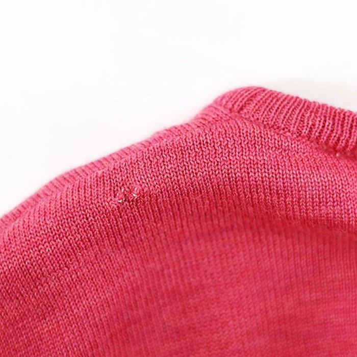 EURO Lacoste Vivid Pink Light Wool Knit | Vintage.City 빈티지숍, 빈티지 코디 정보