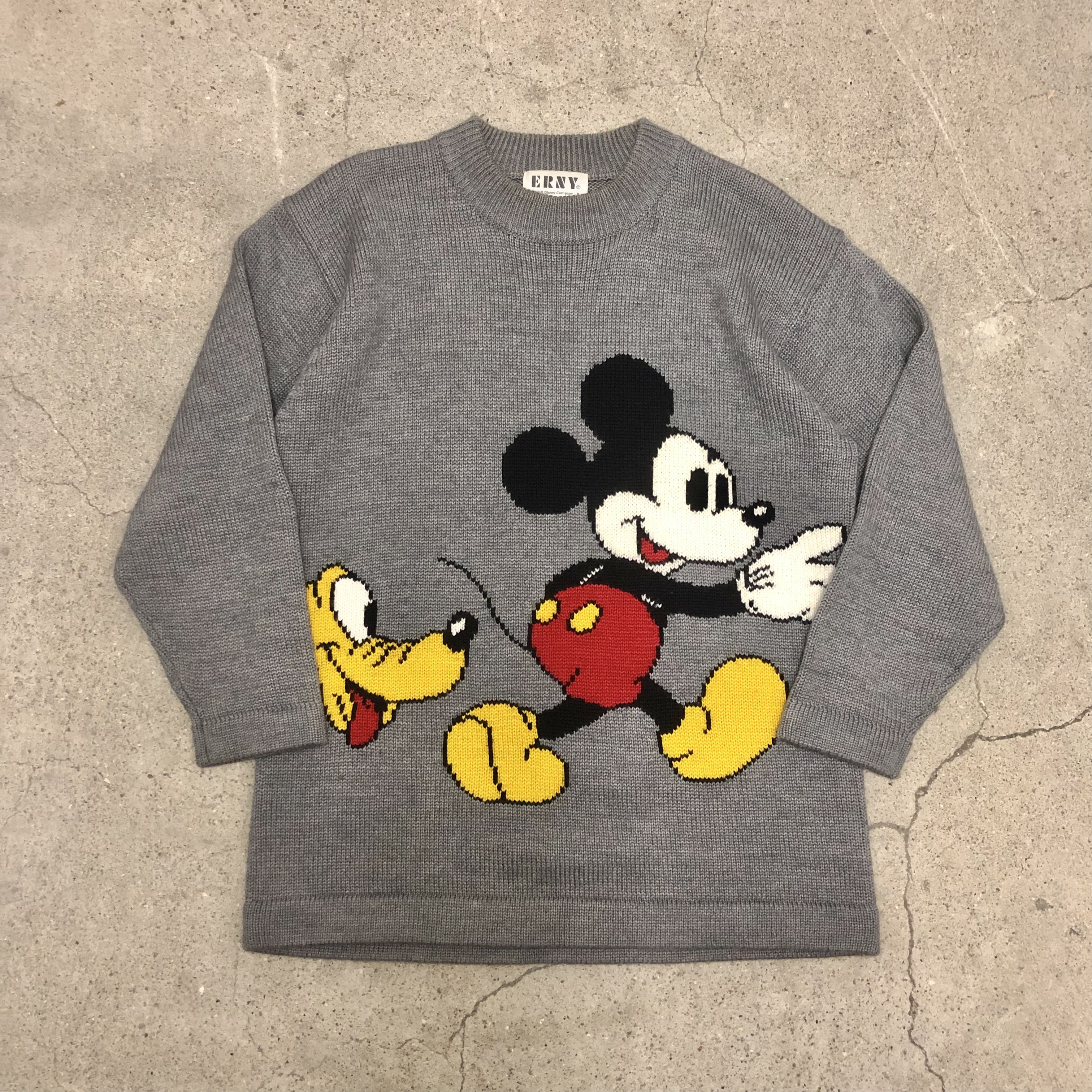 ERNY/Disney knit/M/ディズニー/ニット/グレー | Vintage.City