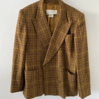 Vintage ESCADA plaid blazer jacket | Vintage.City 古着屋、古着コーデ情報を発信
