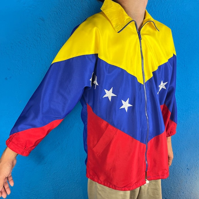Venezuela Flag Nylon Jacket | Vintage.City 빈티지숍, 빈티지 코디 정보