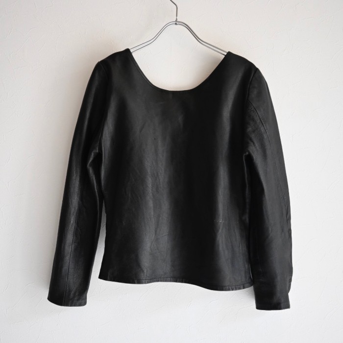 leather top | Vintage.City 古着屋、古着コーデ情報を発信