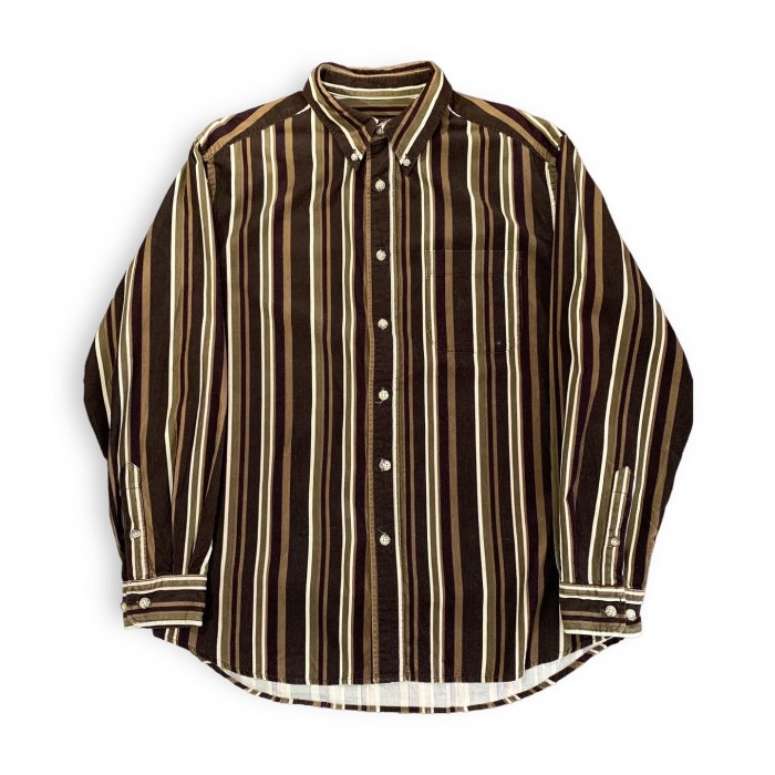 Eddie Bauer Stripe Corduroy Shirt | Vintage.City 古着屋、古着コーデ情報を発信