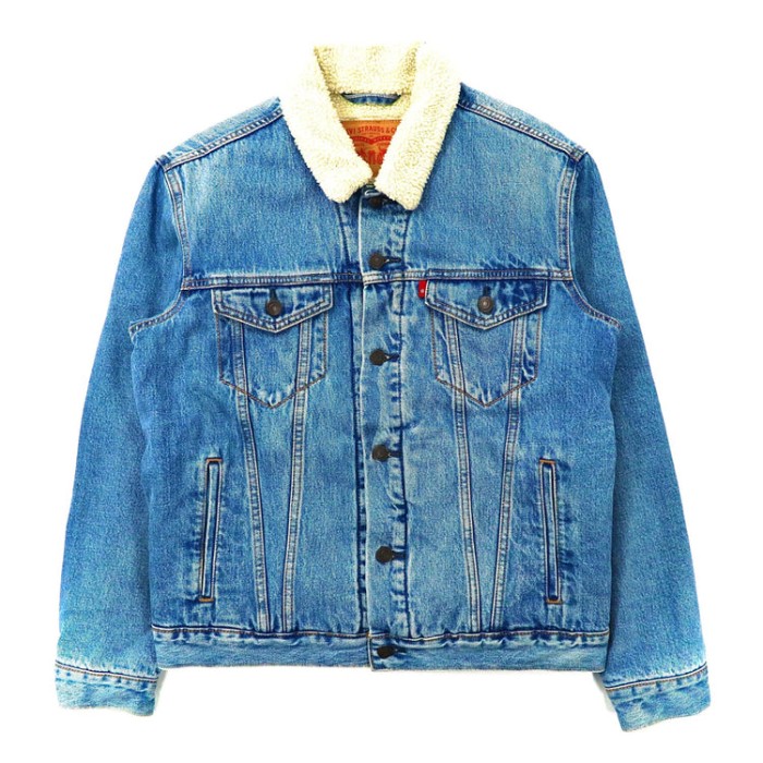 LEVI'S ボアトラッカージャケット M ブルー デニム | Vintage.City 古着屋、古着コーデ情報を発信
