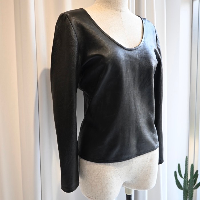 leather top | Vintage.City 古着屋、古着コーデ情報を発信