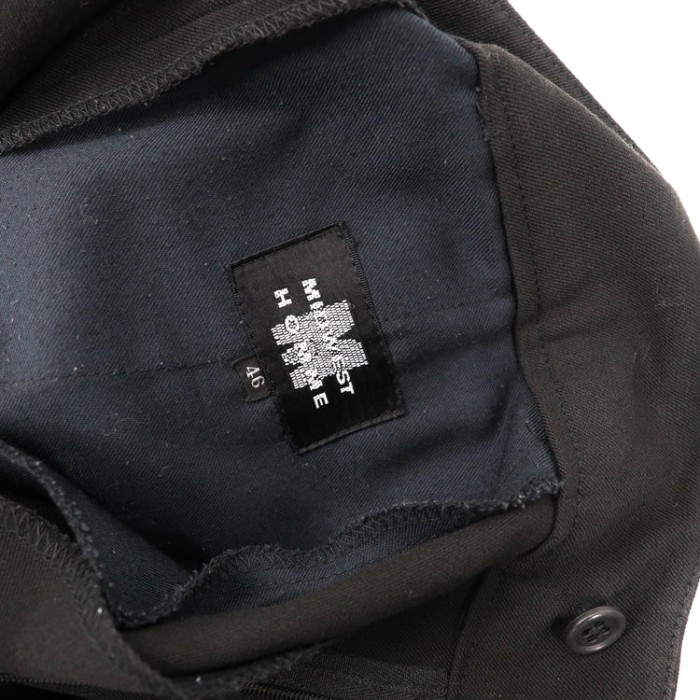 MIDWEST HOMME スラックスパンツ 46 ブラック 日本製 | Vintage.City 古着屋、古着コーデ情報を発信