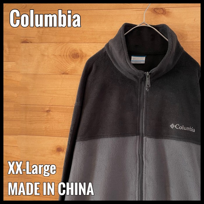 【Columbia】フリースジャケット 刺繍ロゴ 2XL ビッグサイズ US古着 | Vintage.City 古着屋、古着コーデ情報を発信
