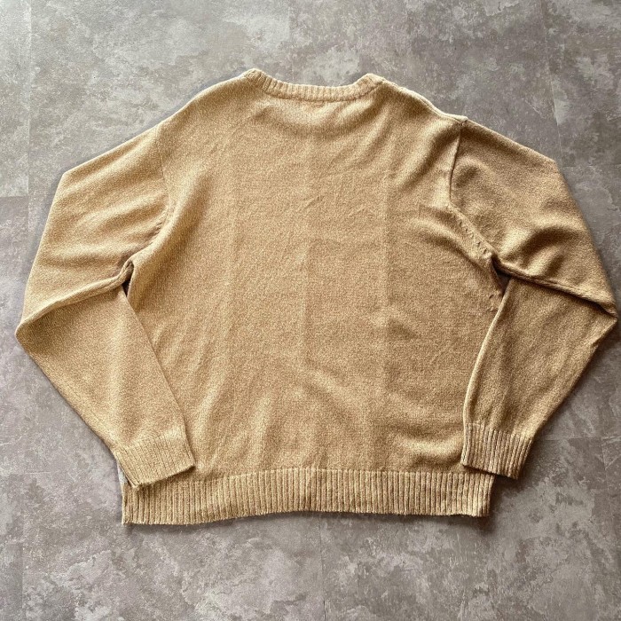 panel check design knit sweater | Vintage.City 古着屋、古着コーデ情報を発信