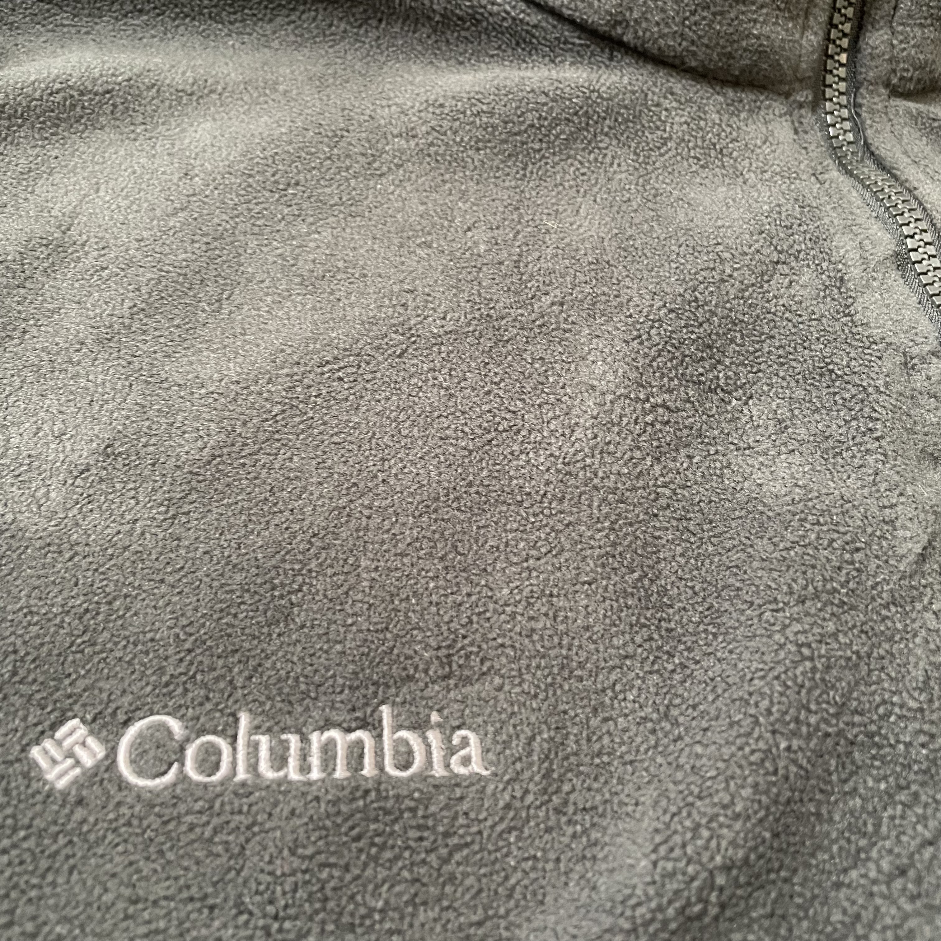 Columbia】フリースジャケット 刺繍ロゴ ジップアップ XL US古着 