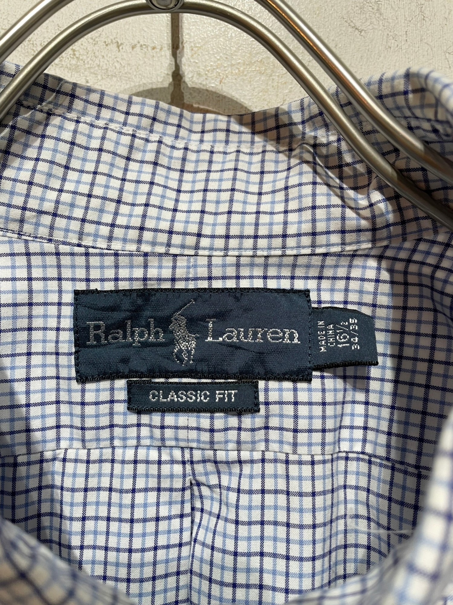 "Ralph Lauren" L/S Check Shirt BLUE