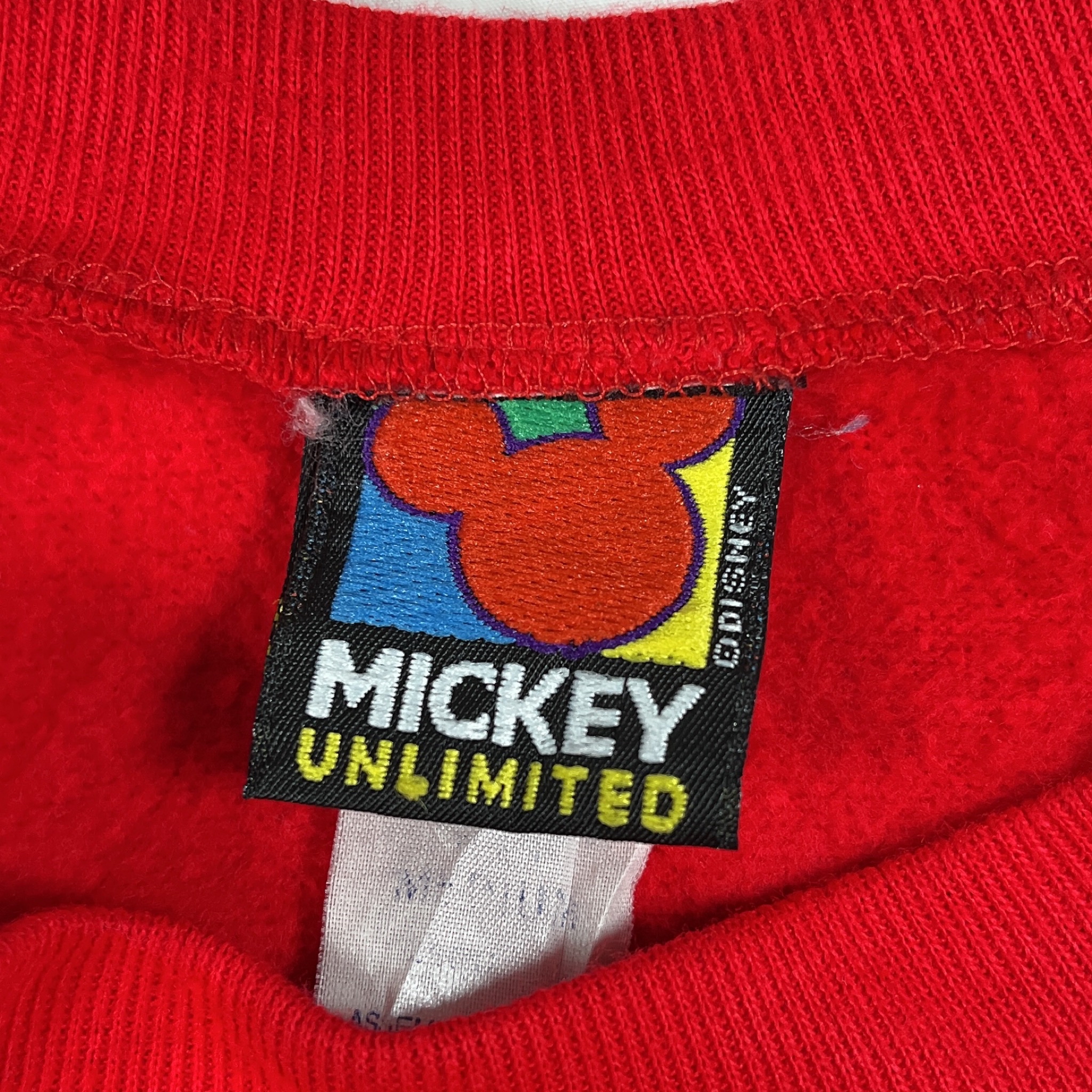 90's Msize Disney Mickey long sweat