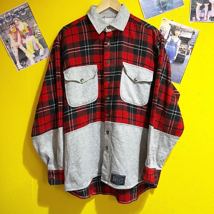ネル×スウェットチェックシャツ/2300 | Vintage.City ヴィンテージ 古着