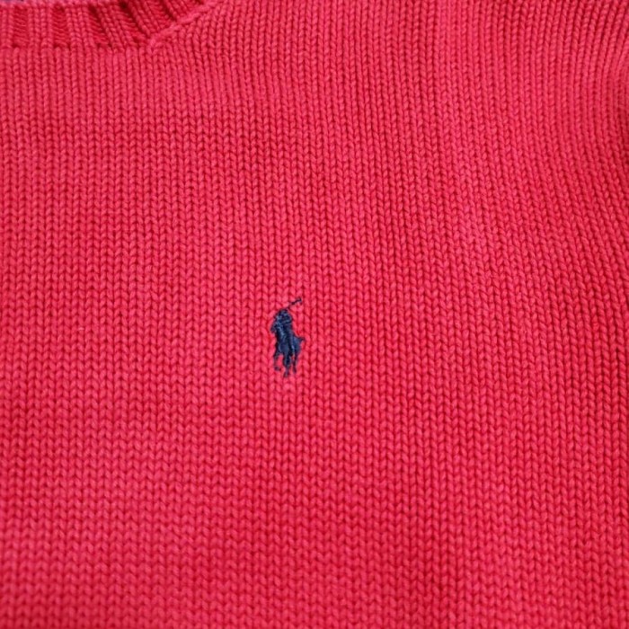 Polo by Ralph Laurenニットセーター　赤　Lサイズ | Vintage.City ヴィンテージ 古着
