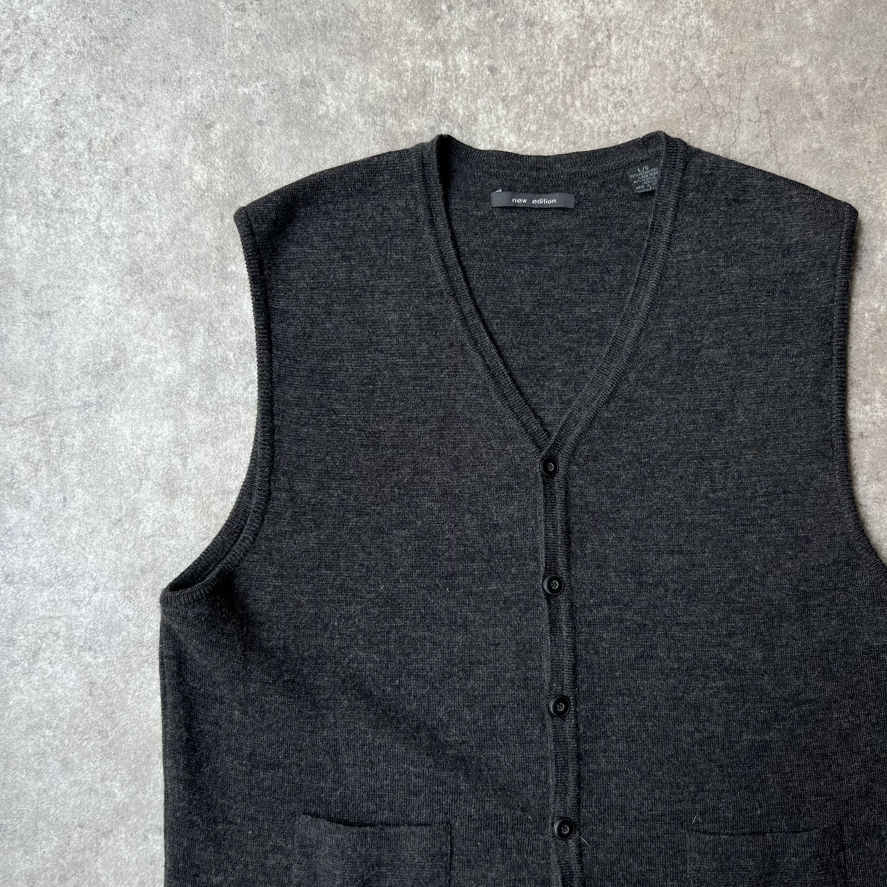 90s NEW EDITION knit vest