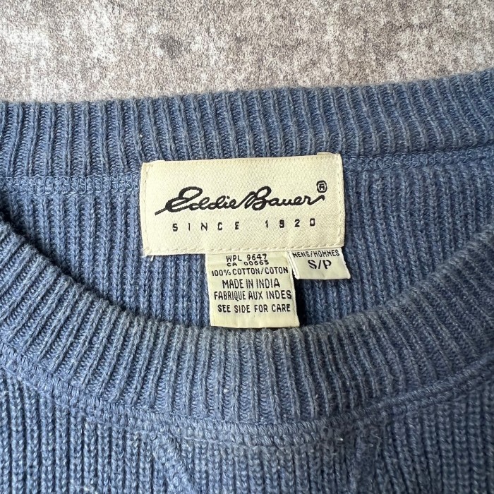 90s Eddie Bauer cotton knit | Vintage.City ヴィンテージ 古着
