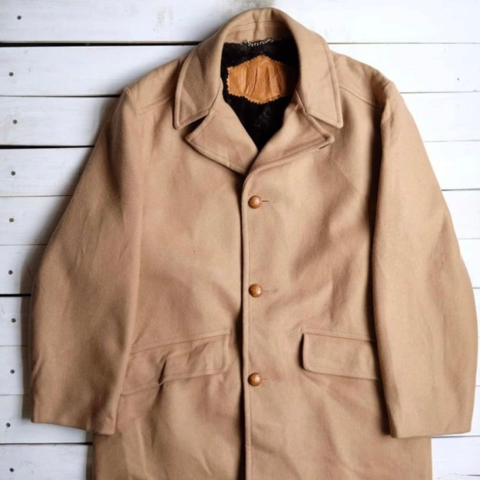 Woolrich 80s メルトンウールオーバーコート Made In USA | Vintage.City ヴィンテージ 古着