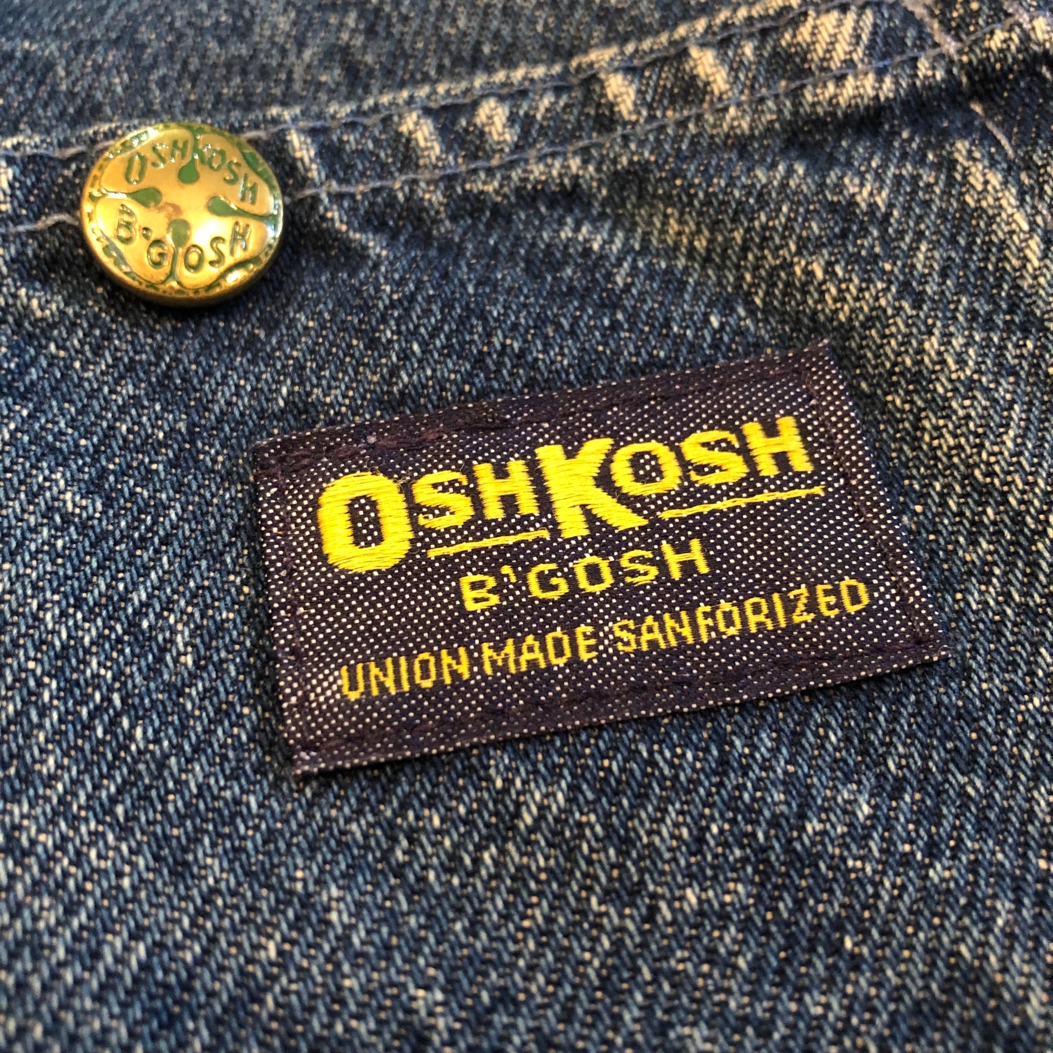 80s OSHKOSH/Denim Coverall/USA製/38 R