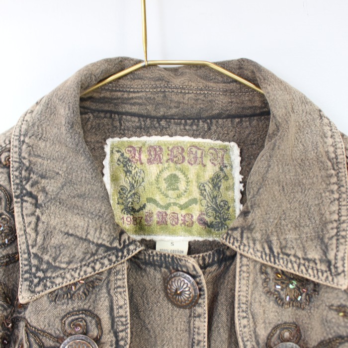 USA VINTAGE アメリカ古着刺繍デザインデニムジャケット | Vintage.City 古着屋、古着コーデ情報を発信