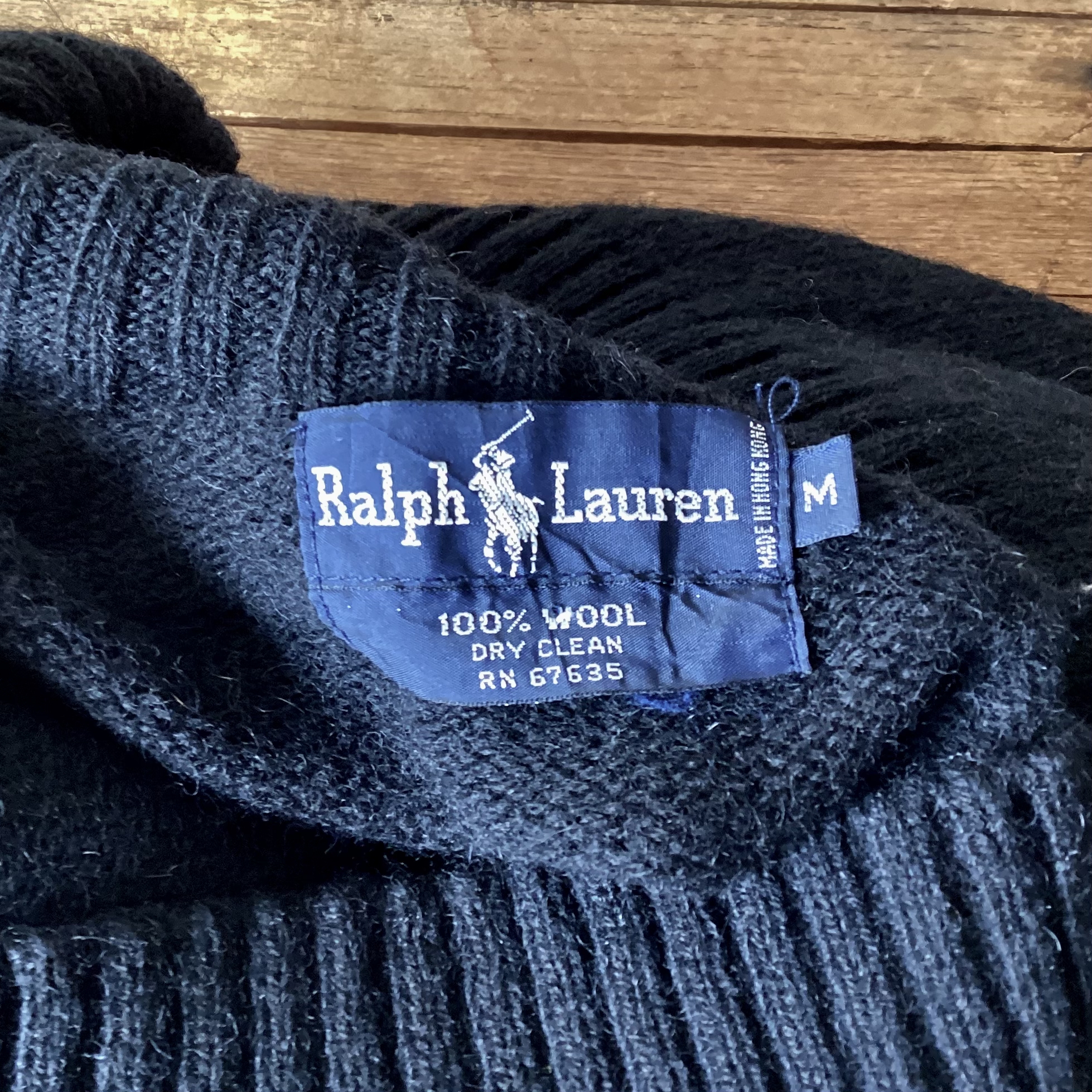 Ralph Lauren ウールタートルネックニットセーター