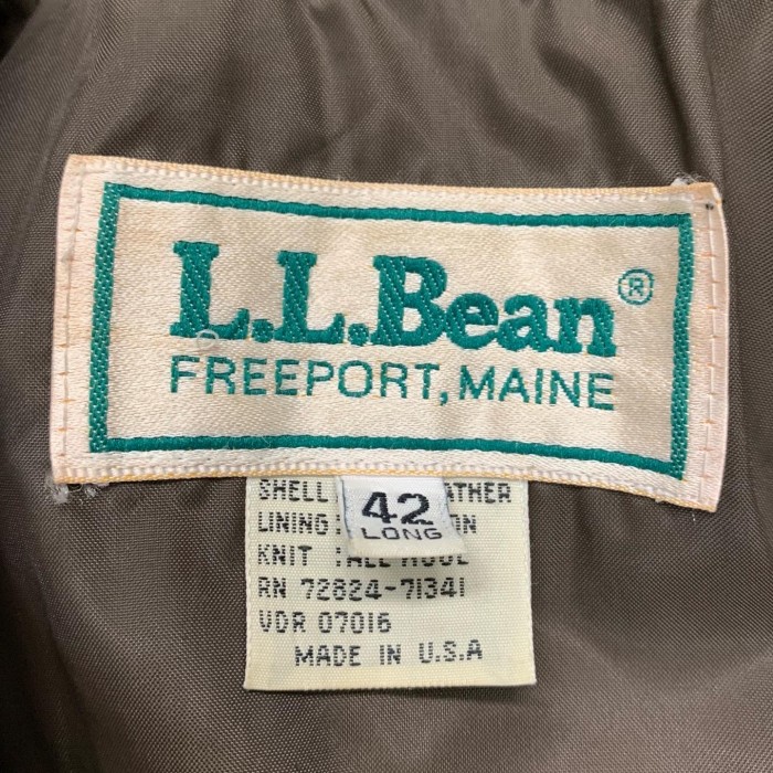 80'S LL Bean A-2 レザー フライトジャケット USA製 | Vintage.City ヴィンテージ 古着