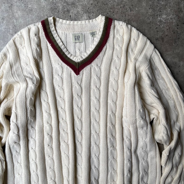 90s GAP cotton tilden sweater | Vintage.City ヴィンテージ 古着