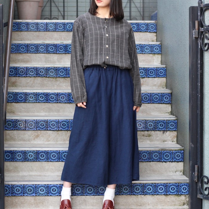 JAPANESE WAFUKU REMAKE和服リメイクチェック柄シャツ | Vintage.City ヴィンテージ 古着