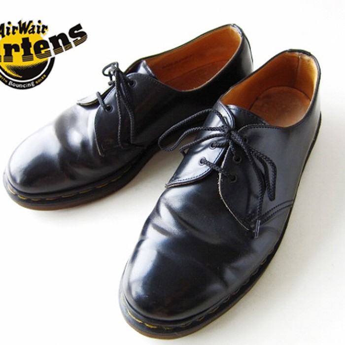 ドクターマーチン ギブソン HI 革靴 ドレスシューズ プレーントゥ 黒 UK8