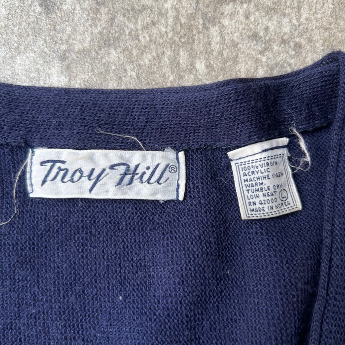70s VINTAGE Troy Hill acrylic cardigan | Vintage.City ヴィンテージ 古着