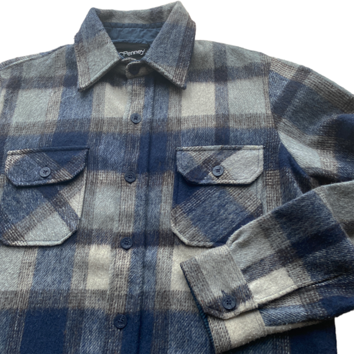 J.C.Penny Ombre Wool Shirt | Vintage.City ヴィンテージ 古着