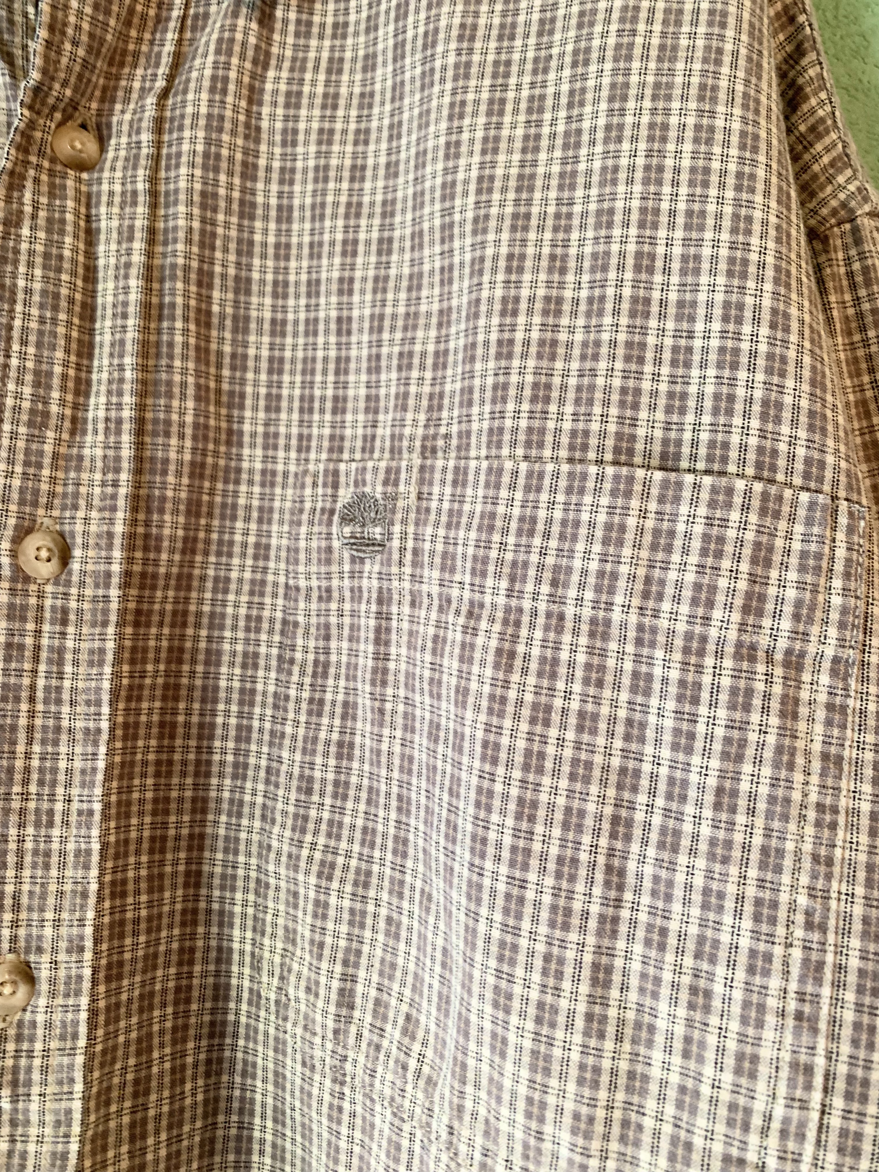 90s Timberland B.D チェックシャツ
