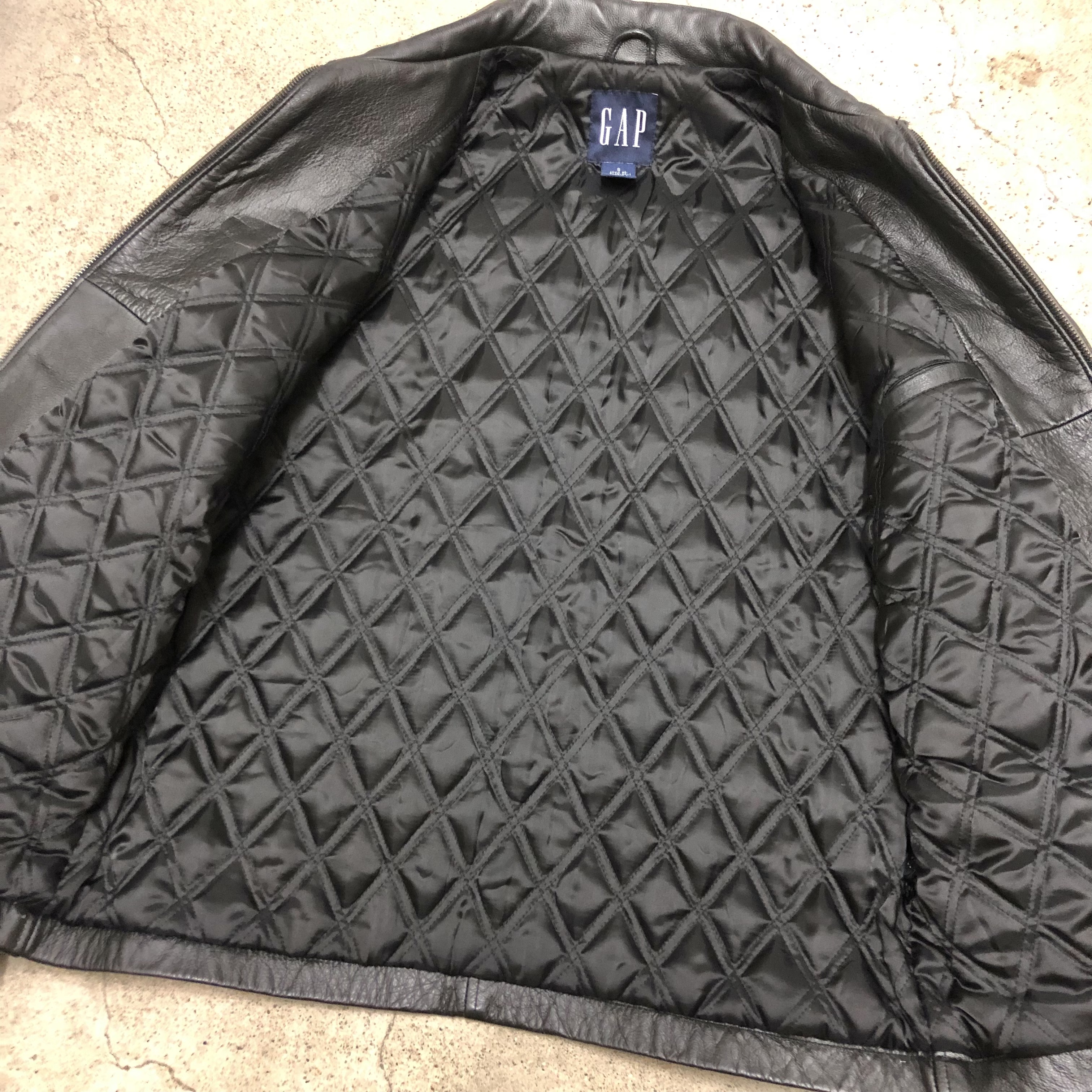 90s OLD GAP/Leather jacket/S/レザージャケット