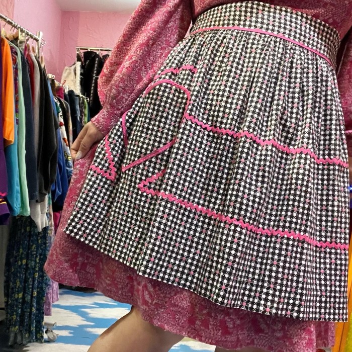 pink mix knit mini dress | Vintage.City ヴィンテージ 古着