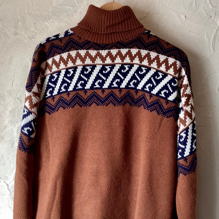 イングランド製　タートルネックニットセーター | Vintage.City ヴィンテージ 古着