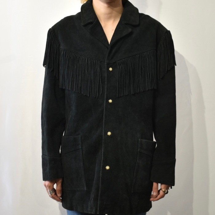Vintage Fringe Leather Jacket | Vintage.City ヴィンテージ 古着