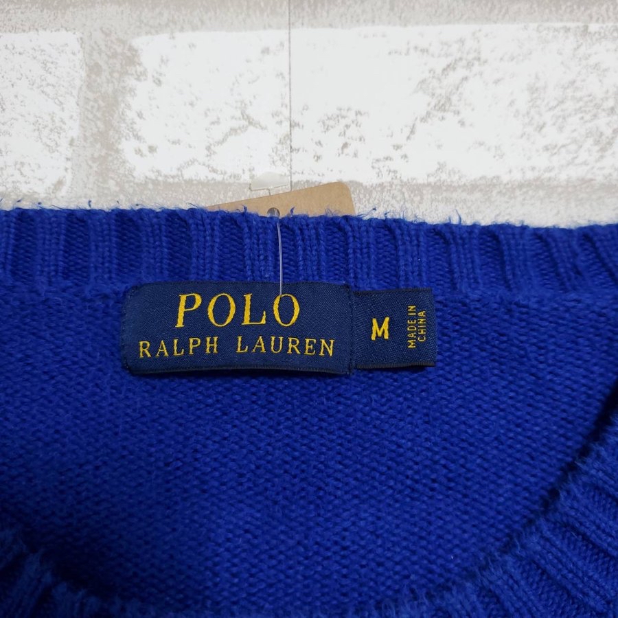 Polo by Ralph Laurenニットセーター　青　ブルー　Mサイズ　