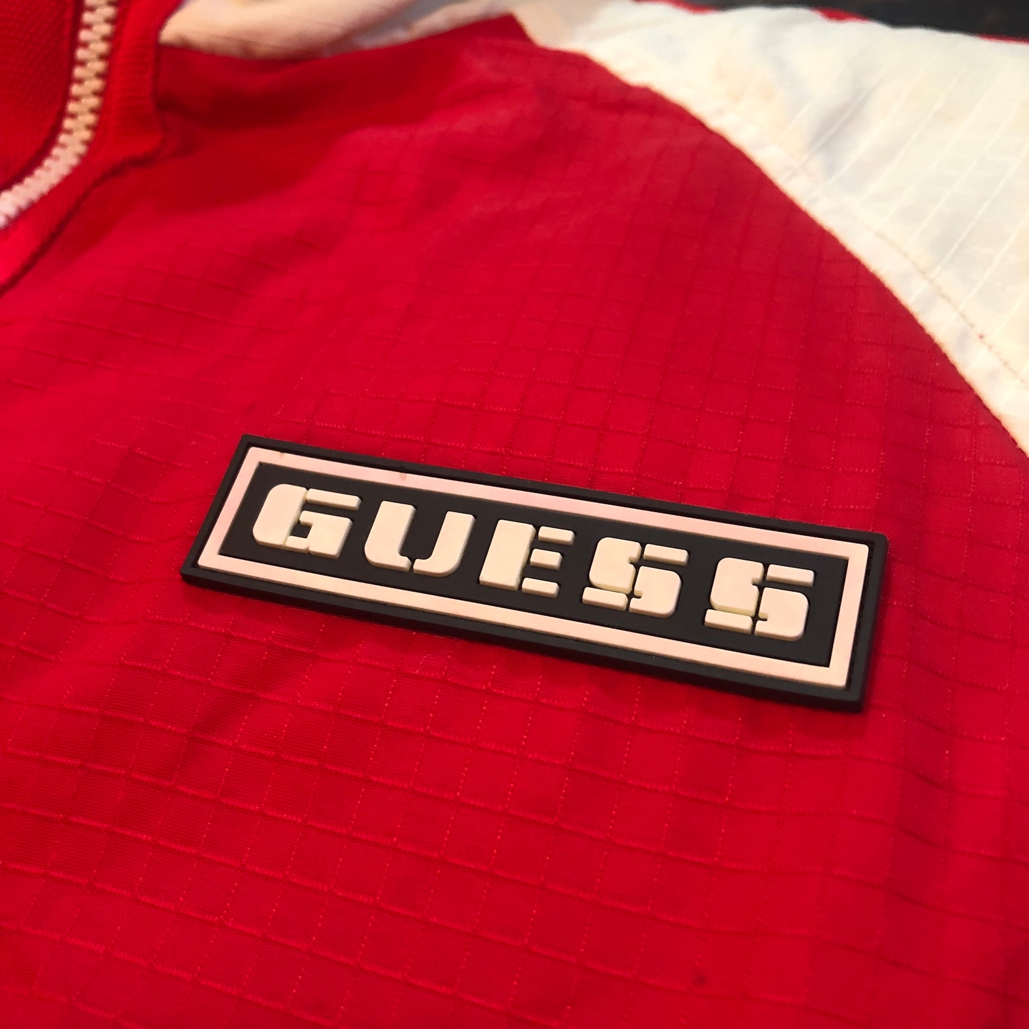 90s OLD GUESS/Down Jacket/M/ダウンジャケット
