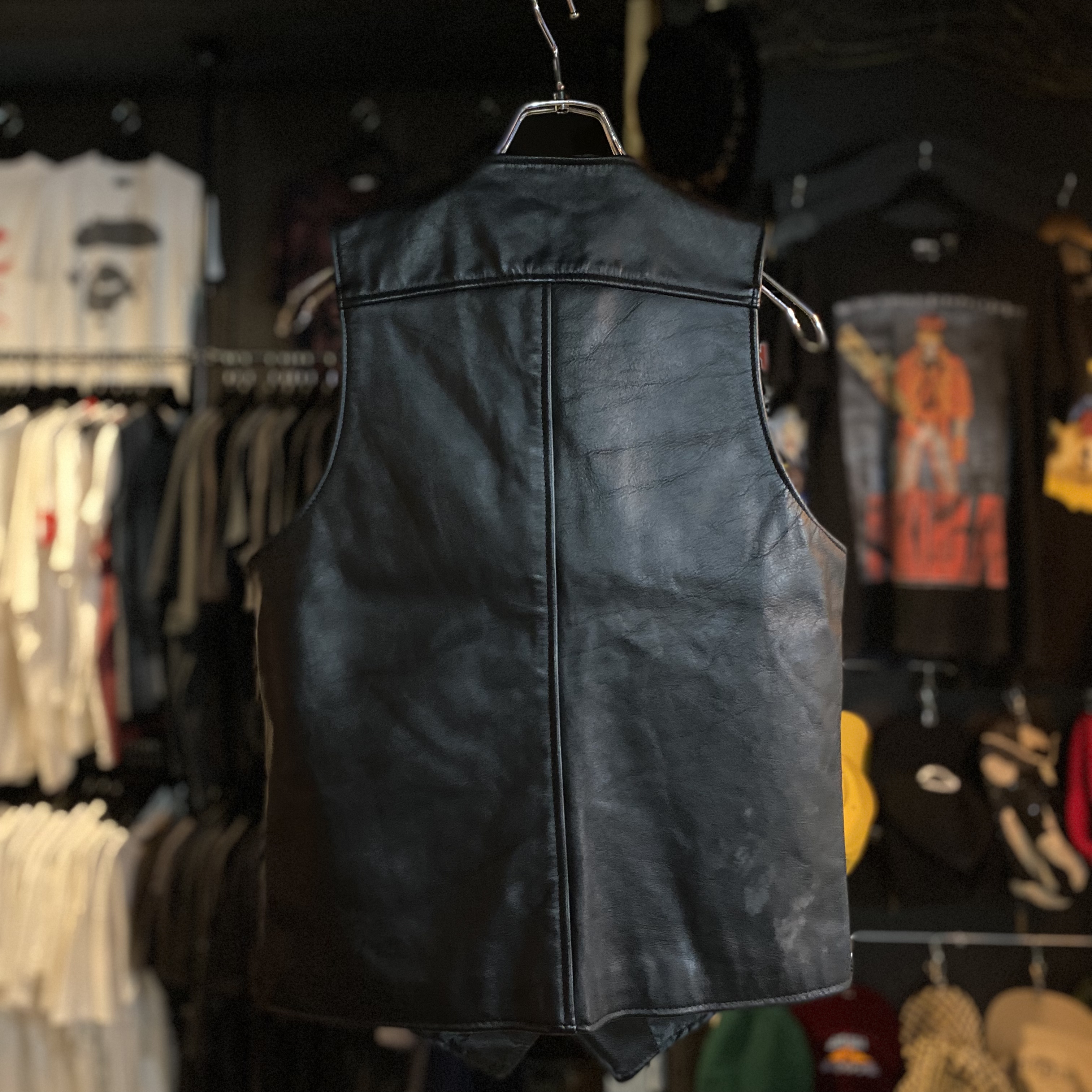 Schott 3B leather vest