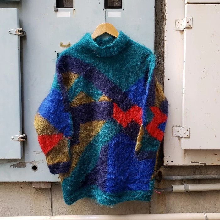 80s～ UK Vintage "Punk" Mohair Knit | Vintage.City ヴィンテージ 古着