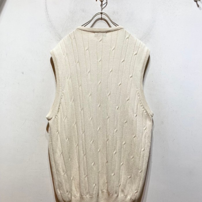 "BROOKLINE GOLF CLUB” Cotton Knit Vest | Vintage.City ヴィンテージ 古着