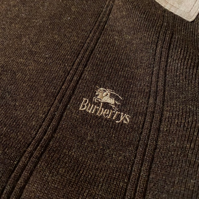 80s Burberrys elbow patch knit | Vintage.City ヴィンテージ 古着