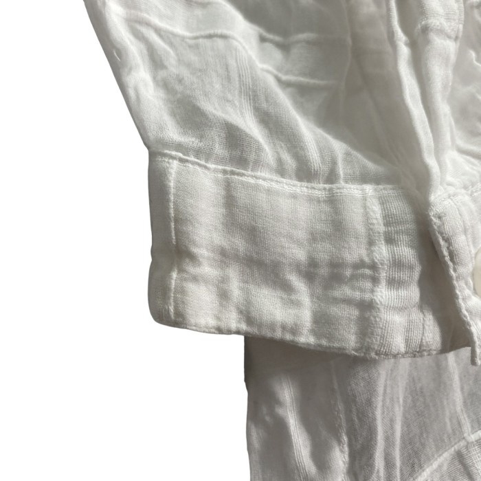 90s Venezia Jeans L/S white design shirt | Vintage.City ヴィンテージ 古着