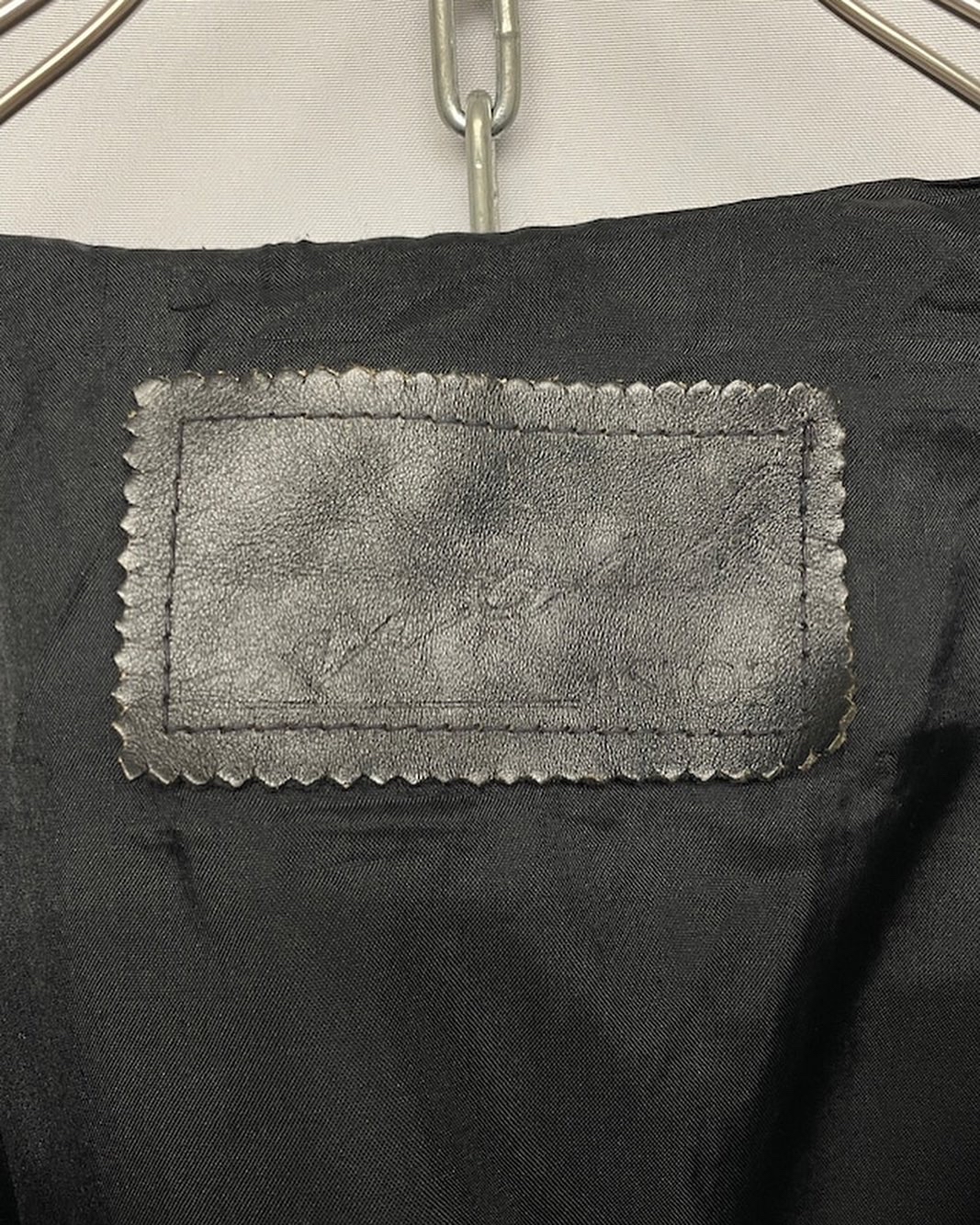 “OLD” MA-1 Type Leather Jacket