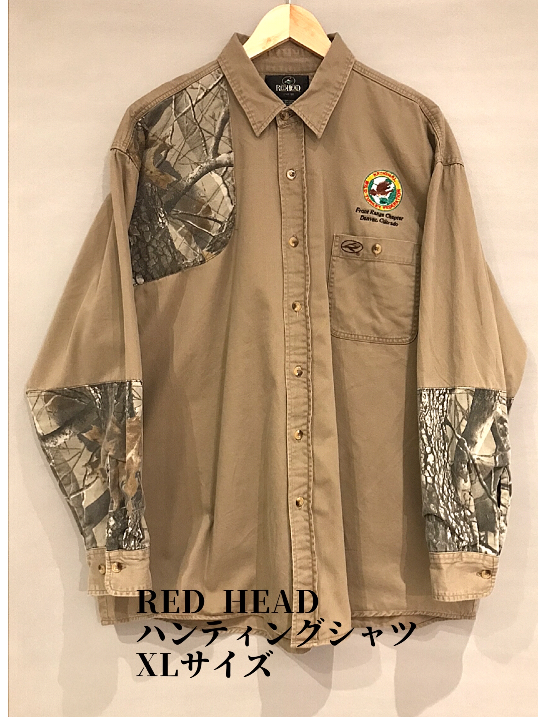 RED HEAD ハンティングシャツ XLサイズ