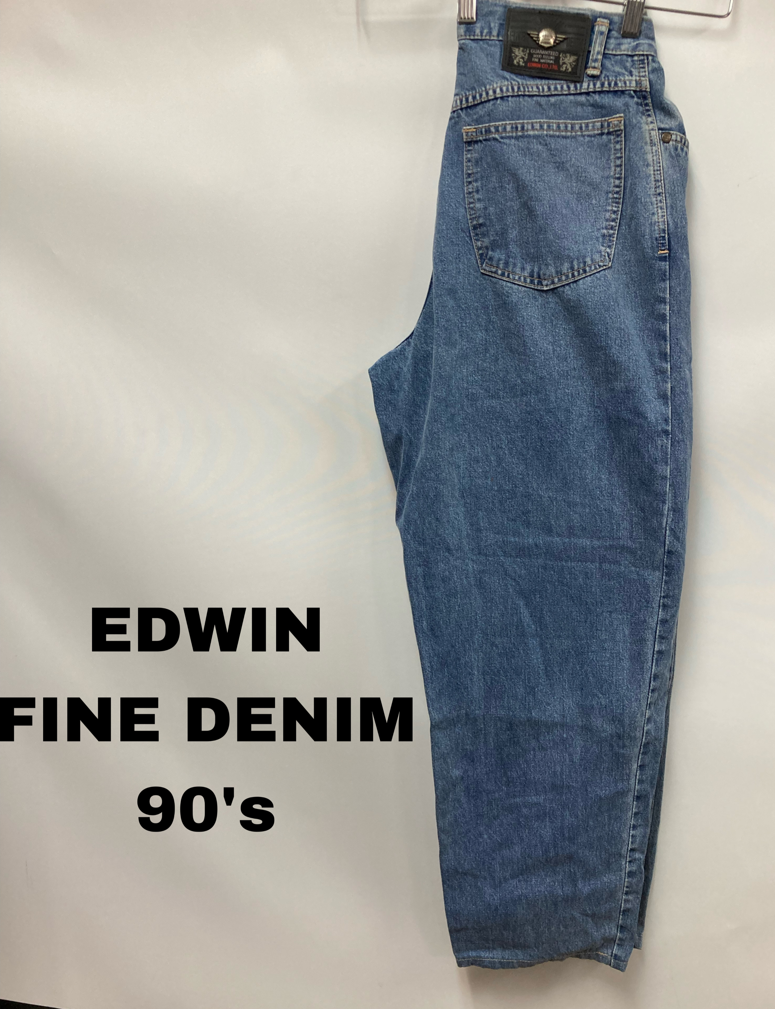 90’s EDWIN テーパードデニムパンツ　w73