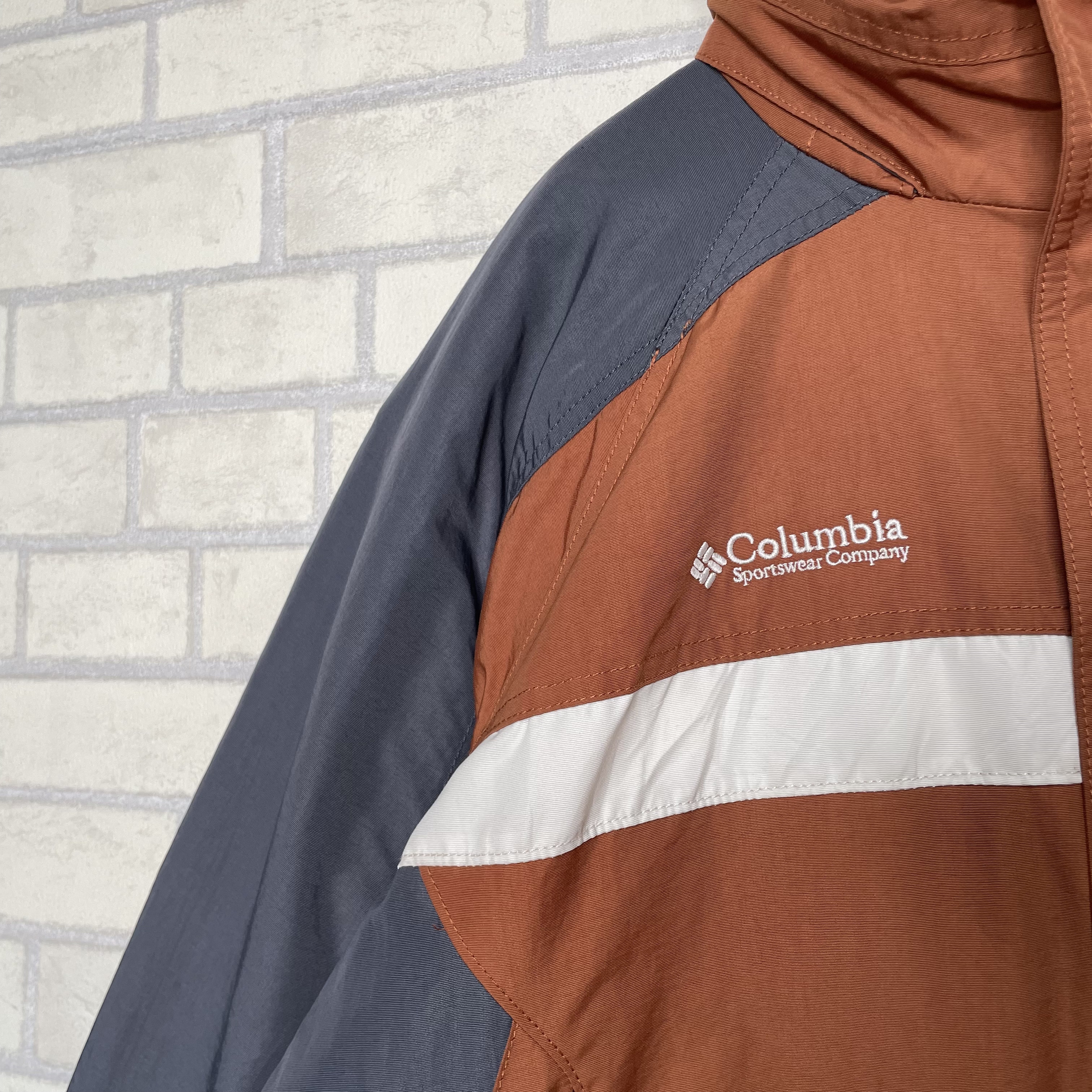 【ラグランスリーブ】Columbia   マウンテンジャケット　XL   刺繍　