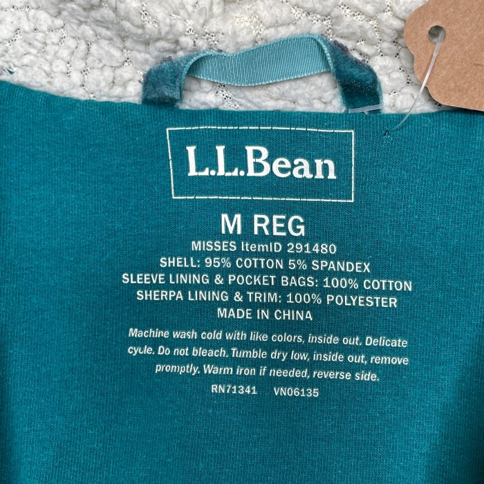 L.L.Bean   ジップパーカー　M   コットン100% | Vintage.City ヴィンテージ 古着