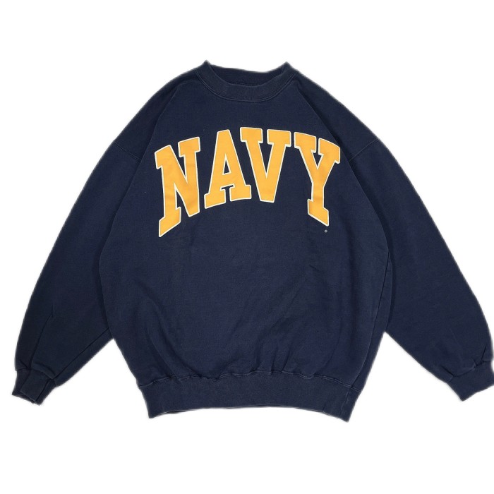 Lsize USA製 NAVY logo sweat | Vintage.City ヴィンテージ 古着