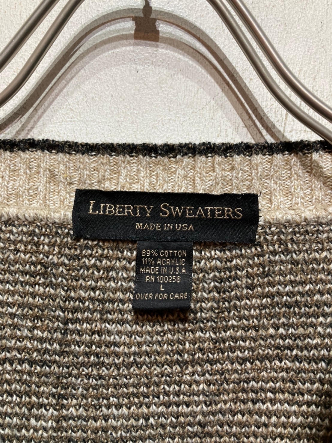 "LIBERTY SWEATERS” Knit「Made in USA」